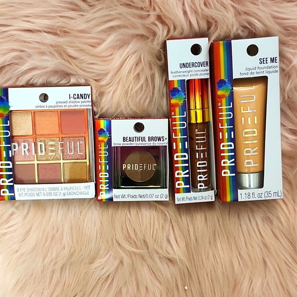Brand New 4CT. BUNDLE PRIDEFUL ASSORTED COSMETIC ITEMS